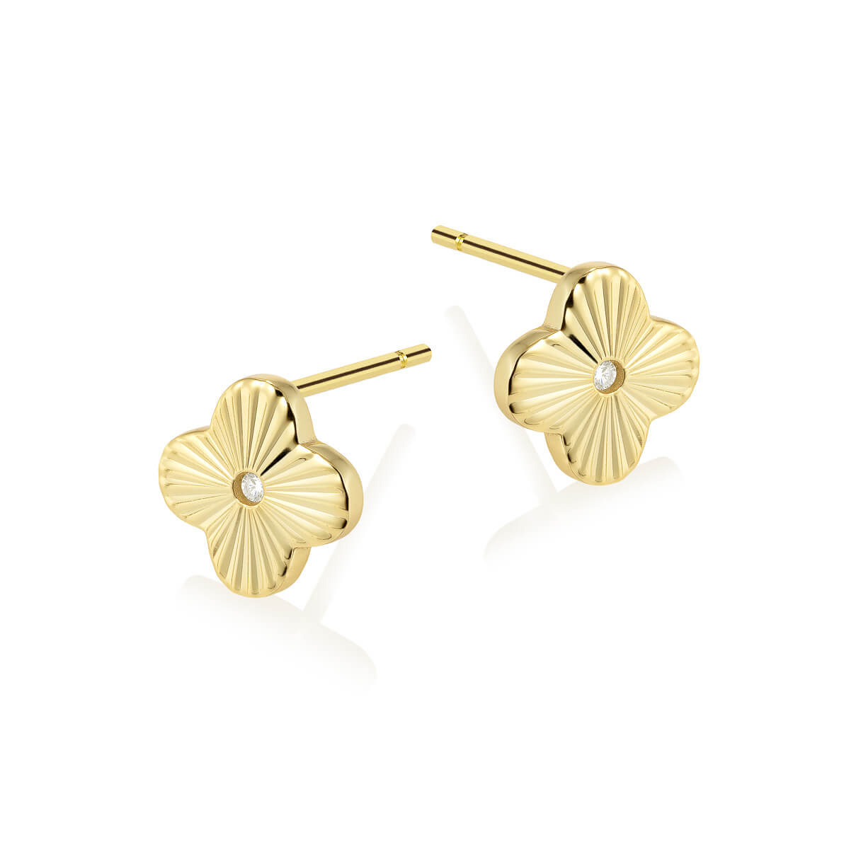 Øredobber 925 Forgylt Sølv