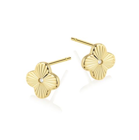 Øredobber 925 Forgylt Sølv