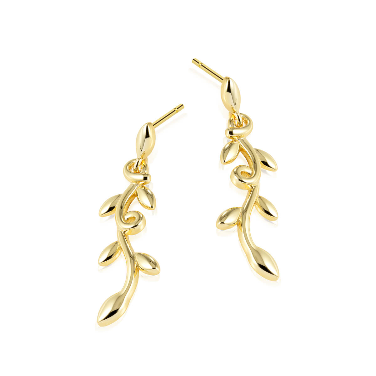 Øredobber 925 Forgylt Sølv