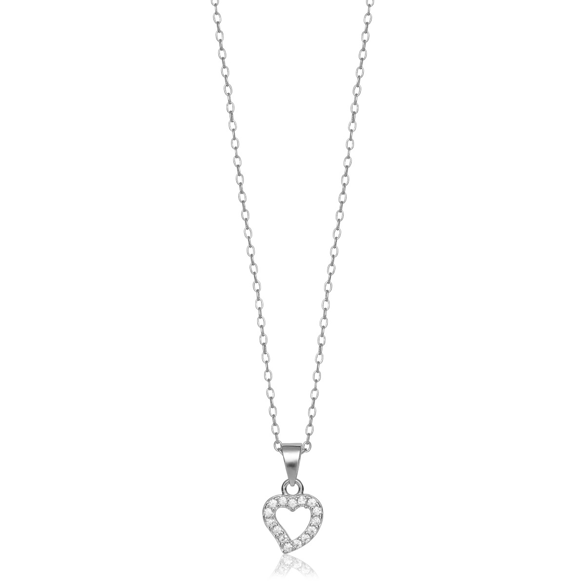 Halssmykke Hjerte 925 Sølv