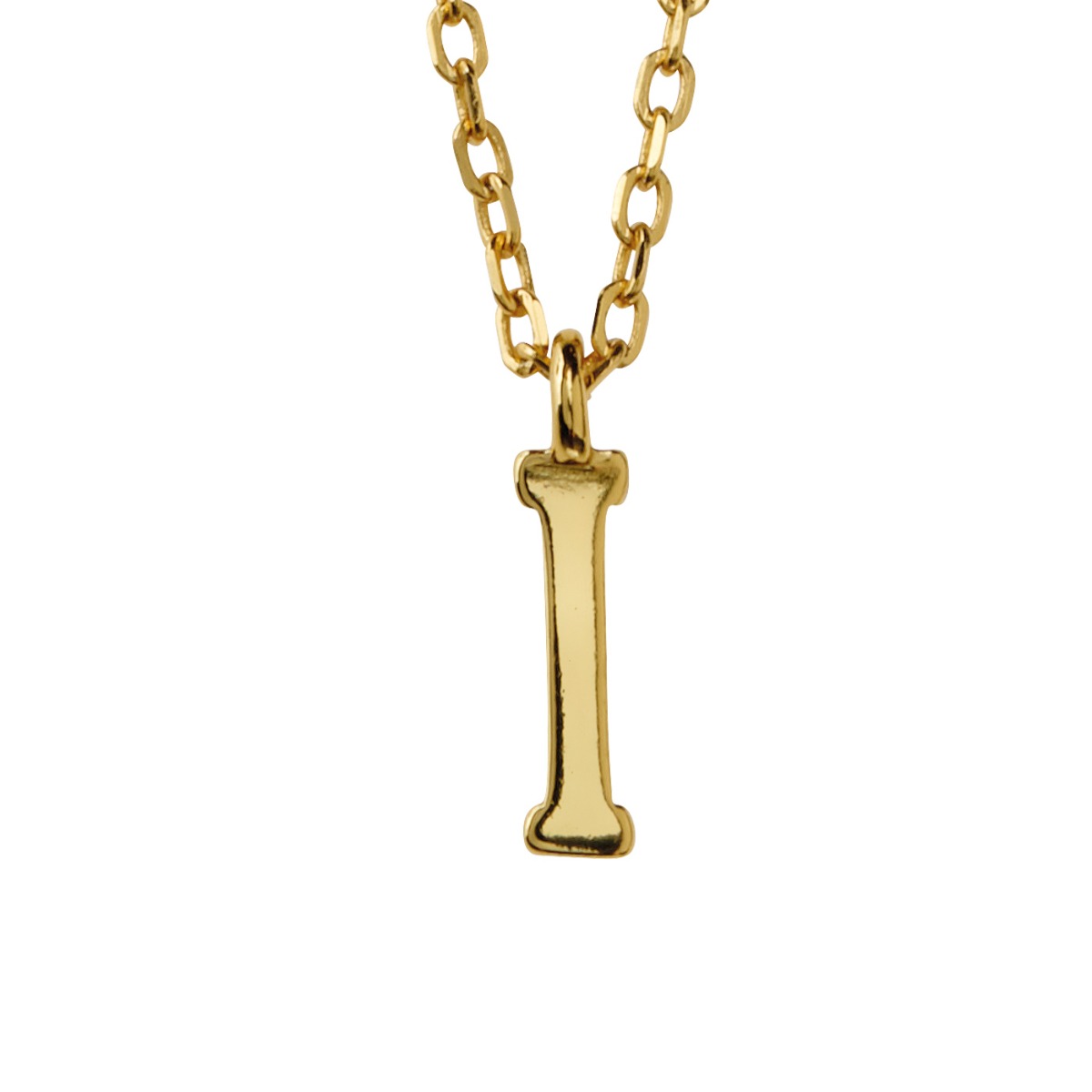 Bokstavsmykke 925 Forgylt Sølv