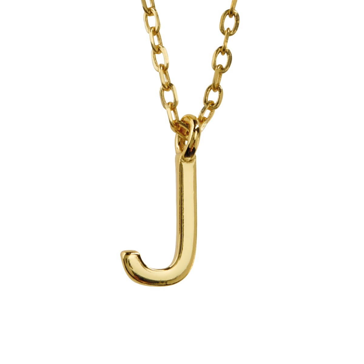 Bokstavsmykke 925 Forgylt Sølv