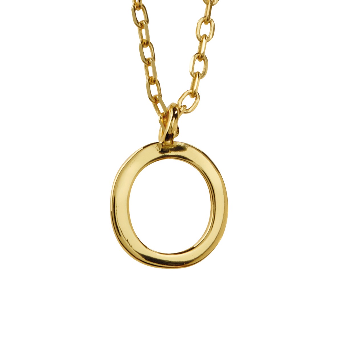 Bokstavsmykke 925 Forgylt Sølv