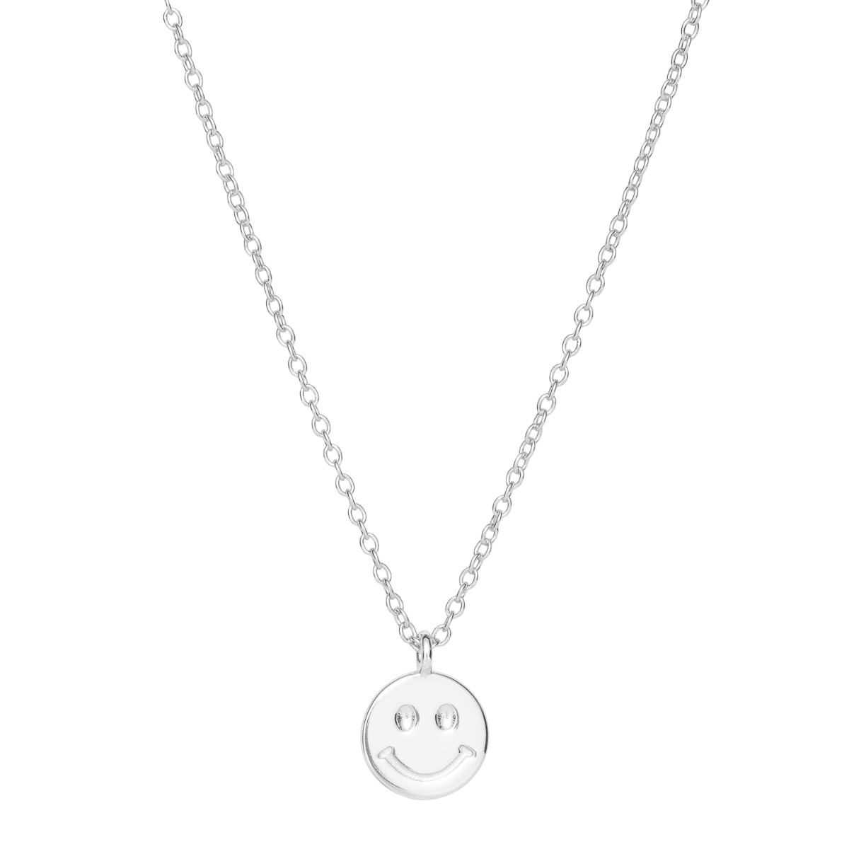 Halssmykke Smiley 925 Sølv