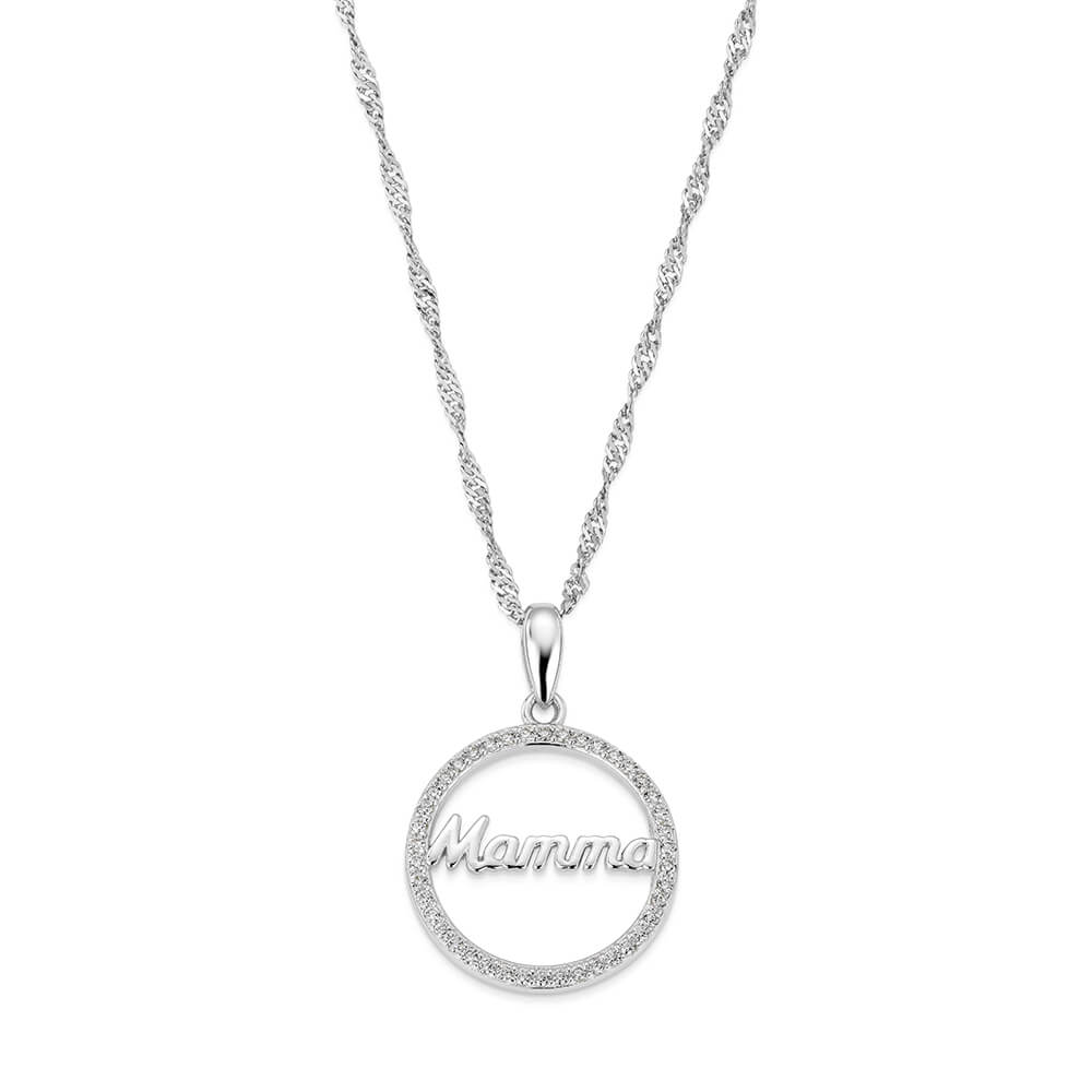 Halssmykke Mamma 925 Sølv