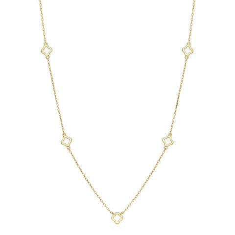 Halssmykke 925 forgylt sølv