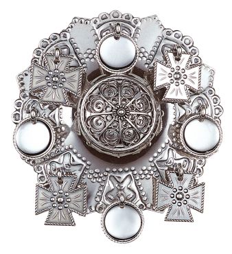 Bunadsølje i oksidert sølv