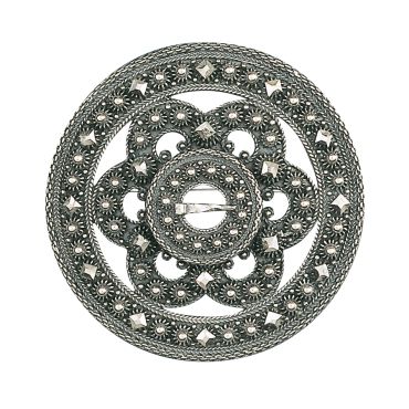 Bunadsølje i oksidert sølv