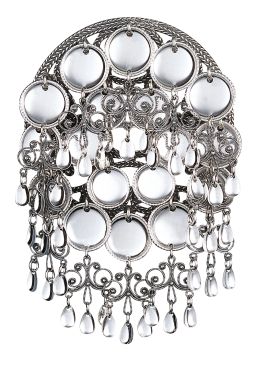 Bunadsølje i oksidert sølv