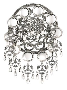 Bunadsølje i oksidert sølv