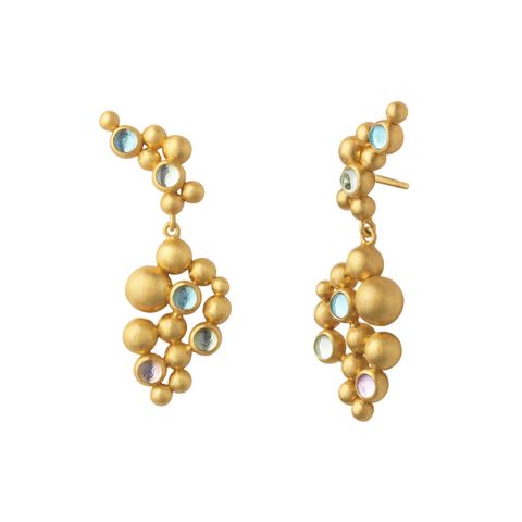 Pebbles Øredobber 925 Forgylt Sølv