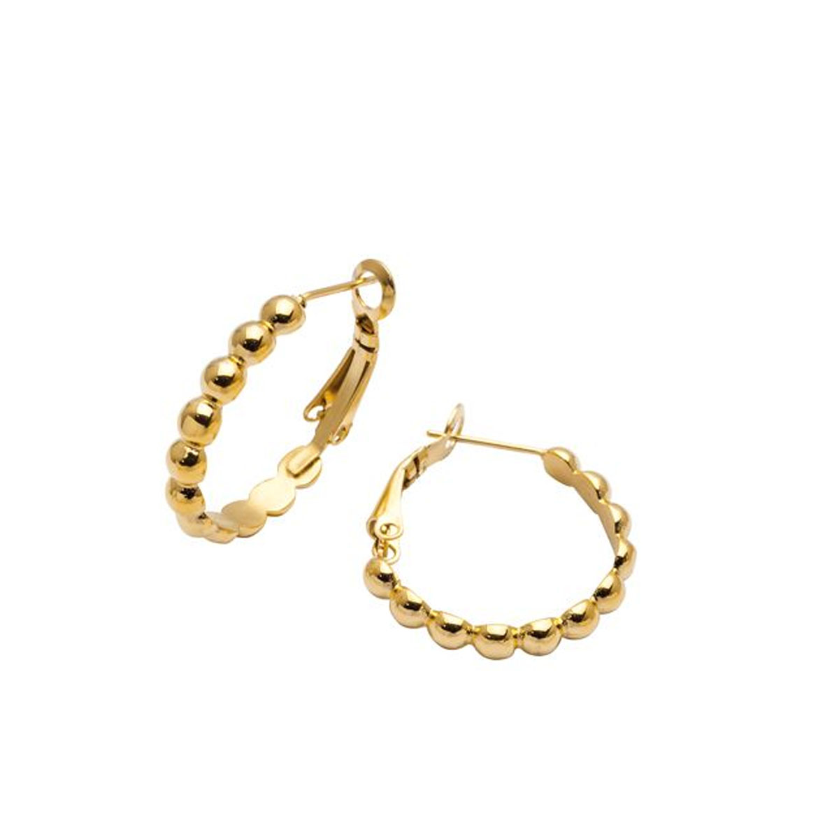 EMMA Øreringer Gullfarget 