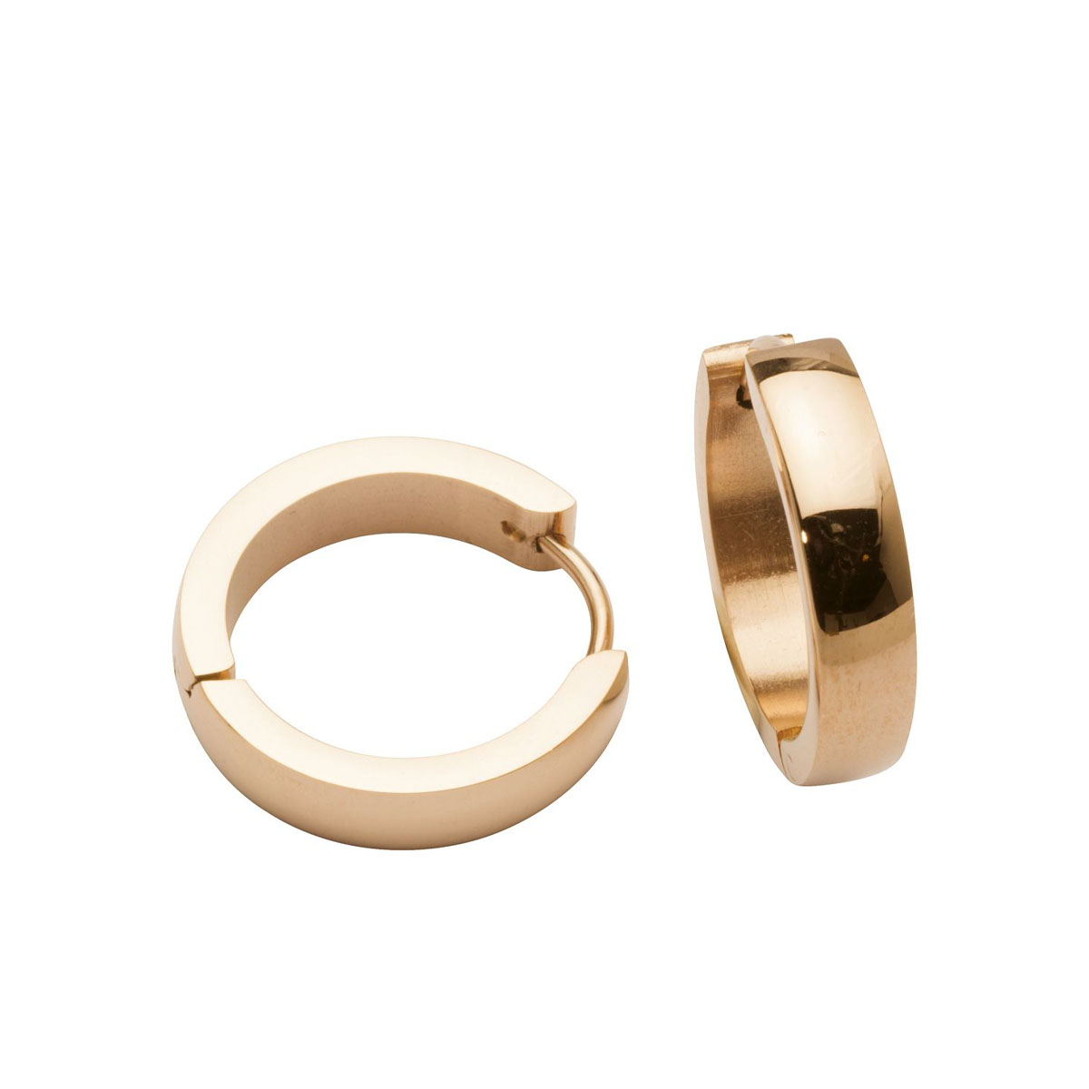 HEDDA Øreringer Gullfarget 22mm