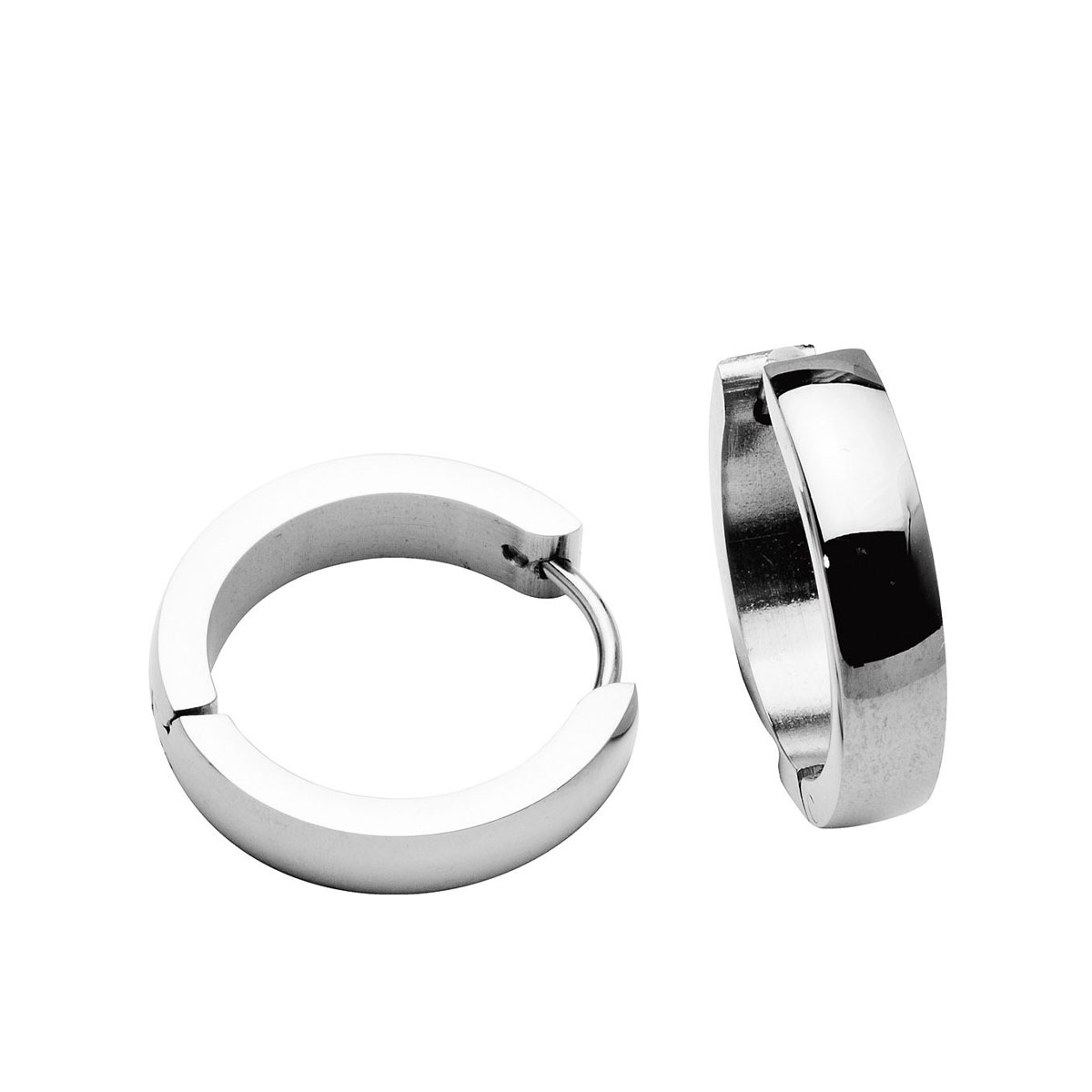 HEDDA Øreringer Stål