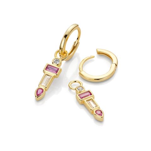 Charms 925 Forgylt Sølv Rosa