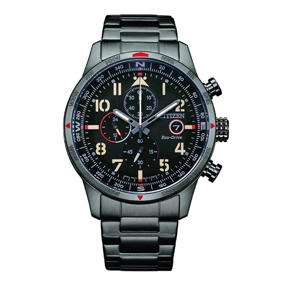 Eco-Drive Kronograf 43 mm