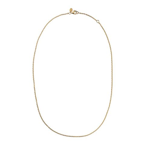 Classic Necklace 925 Forgylt Sølv 80 cm