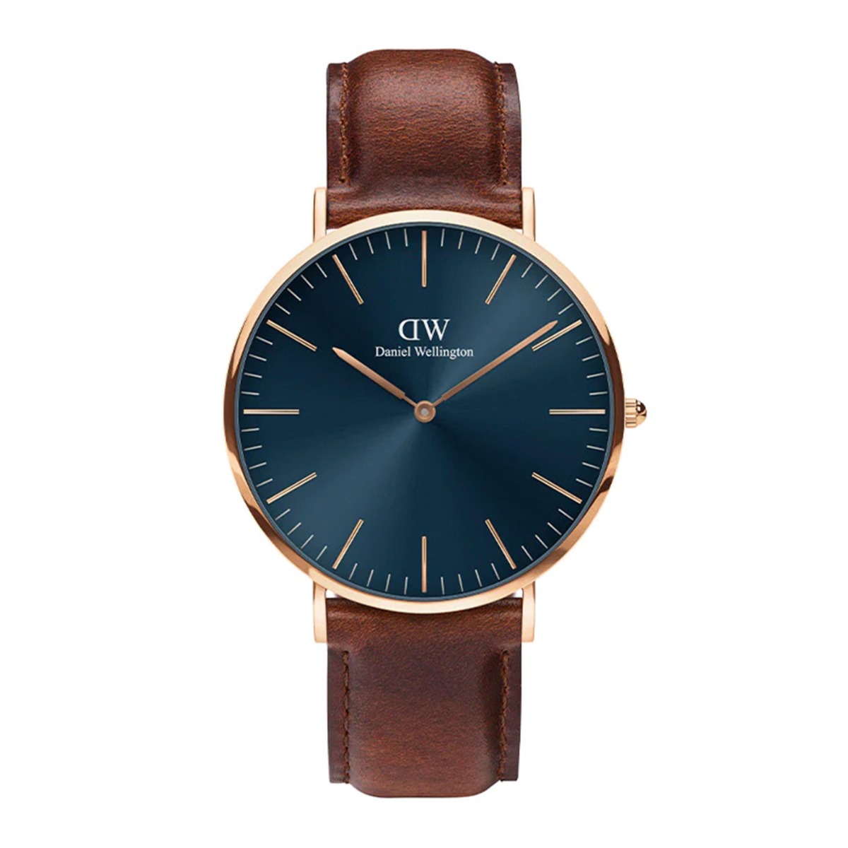 Classic Ashfield i sortfarget stal Daniel Wellington Bjorklund