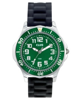 BARNEKLOKKE SORT/GRØNN