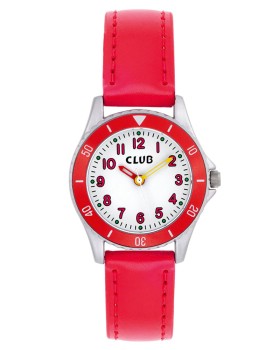 Barneklokke Rød/Hvit