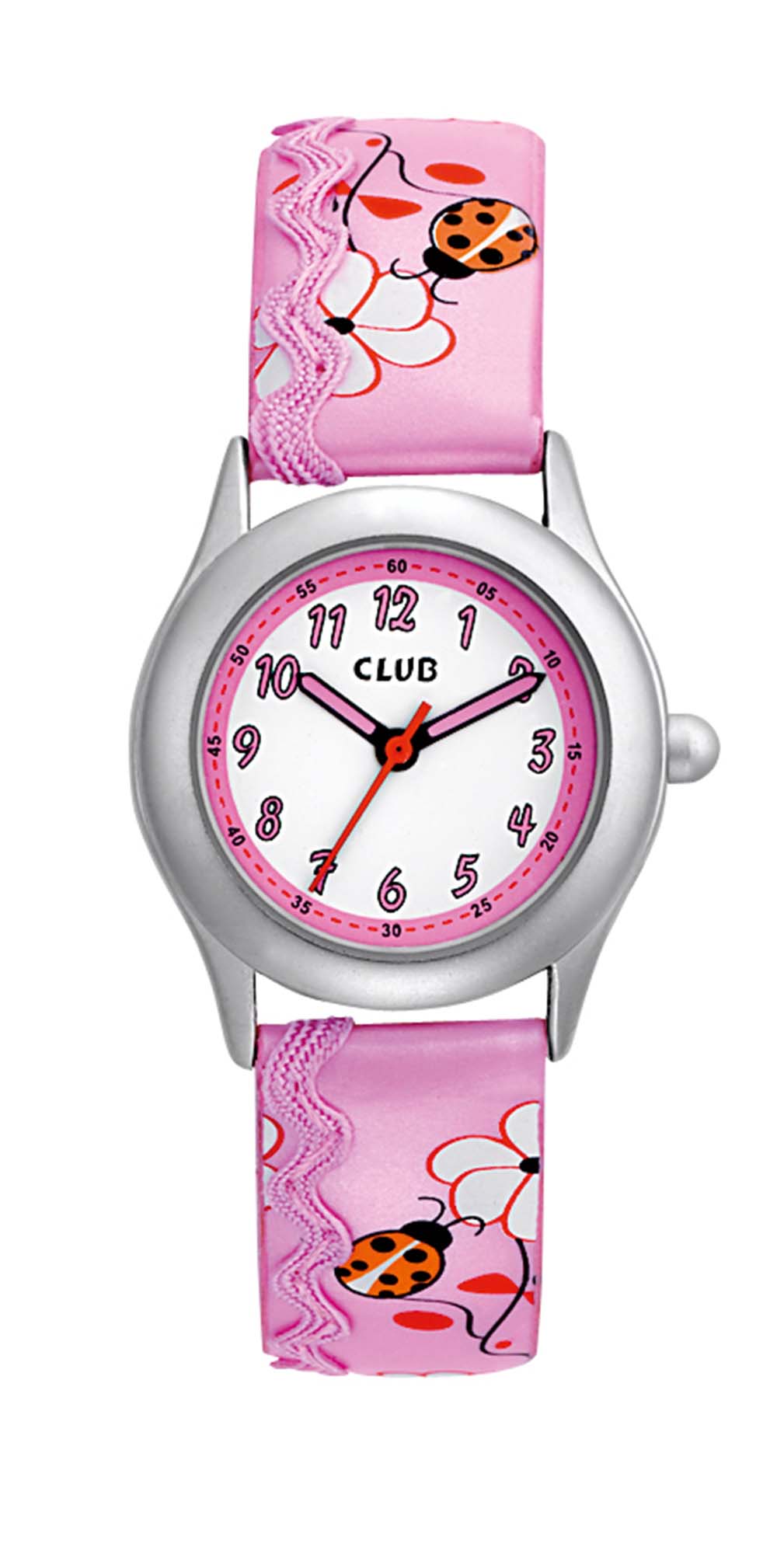 Barneklokke Rosa Mønster