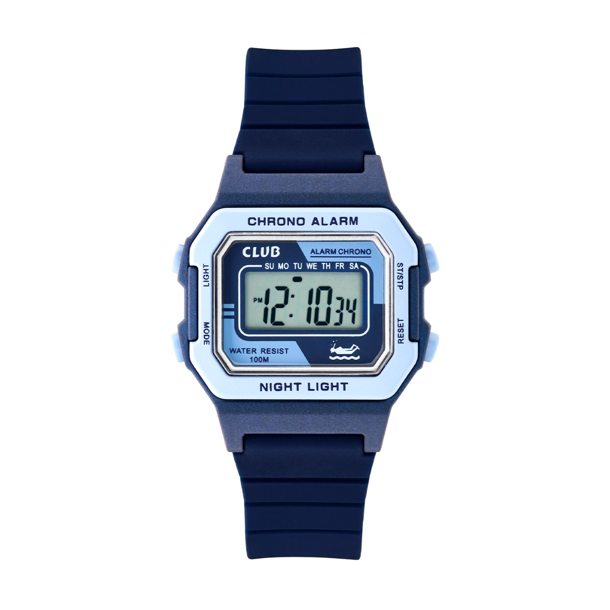 Barneklokke LCD Blå 31 mm