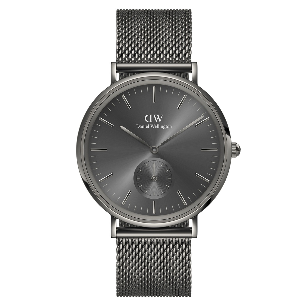 Classic Ashfield i sortfarget stal Daniel Wellington Bjorklund