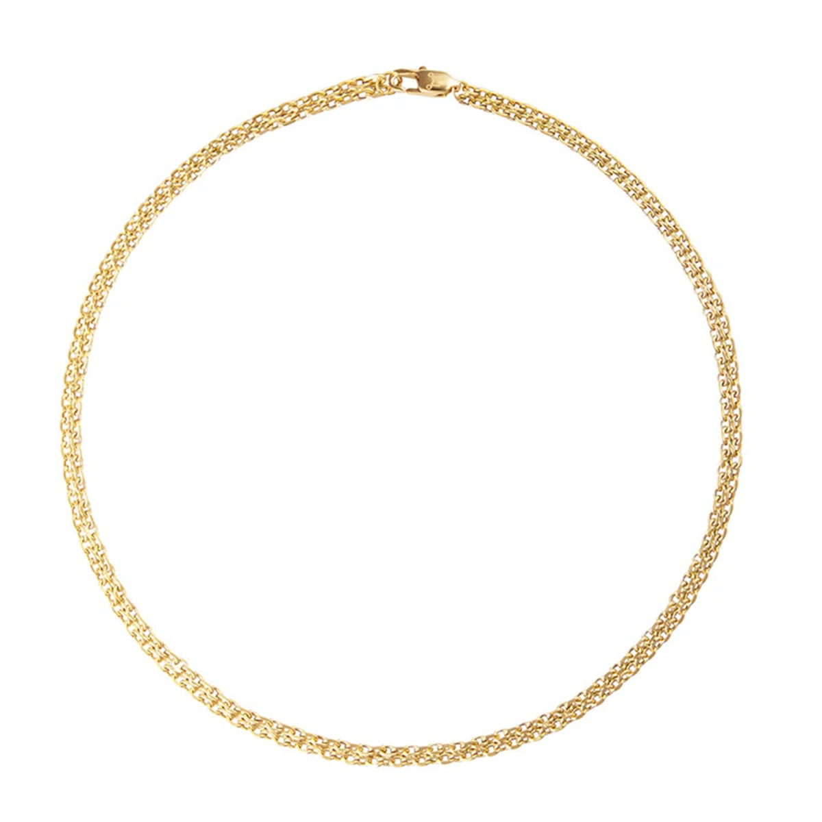 Darling Halskjede Gullfarget Stål