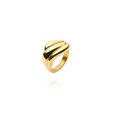 Deco Gold Ring