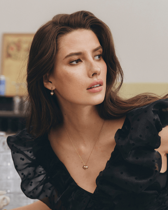 JENNY Halssmykke Gullfarget Stål