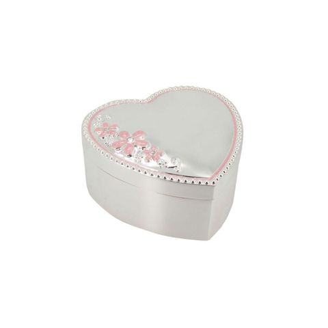 Smykkeskrinn Hjerte Rosa Detaljer