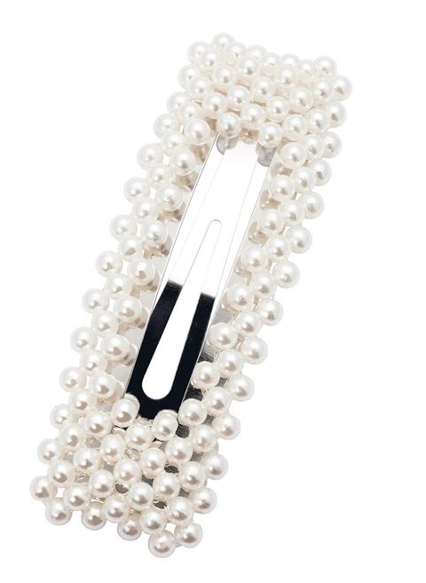Perlehårspenne - Stor