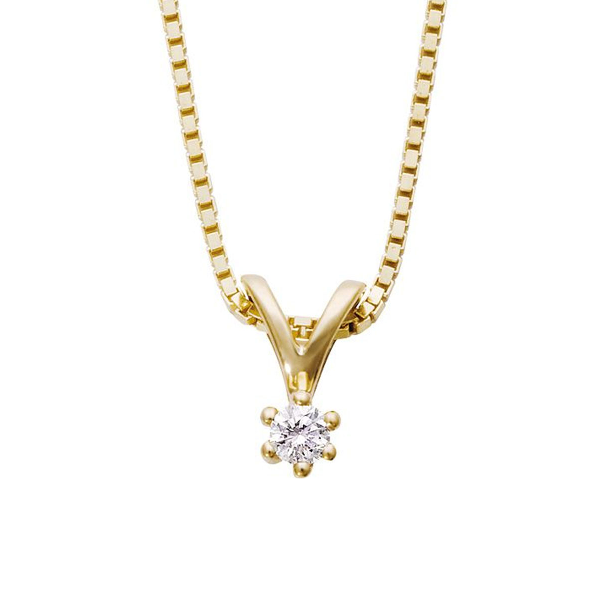 Smykke Enstens Diamant 0,07ct 