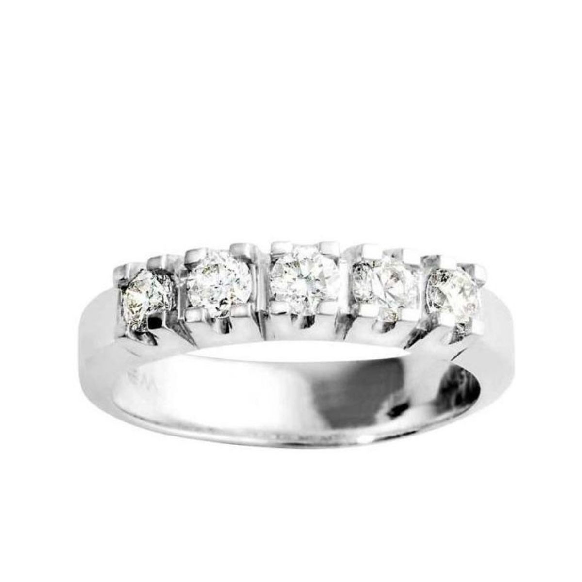 Alliansering 585 Hvitt Gull 0,50 ct.