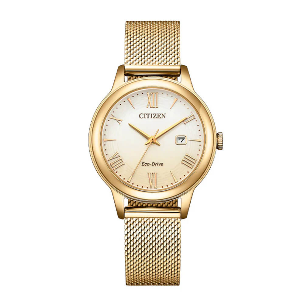 Dress Dazzling Eco-Drive 31,5 mm Champagne