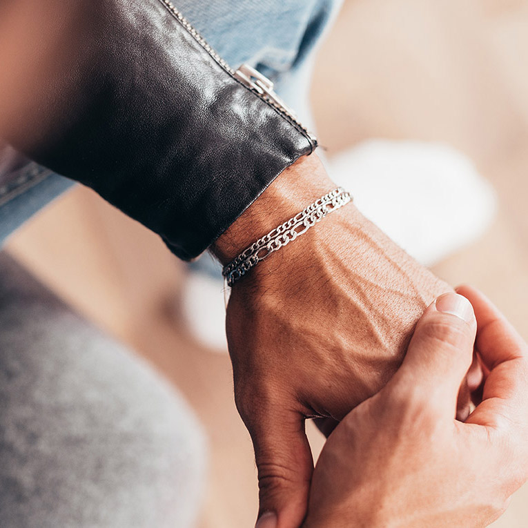 STIAN Armbånd Stål