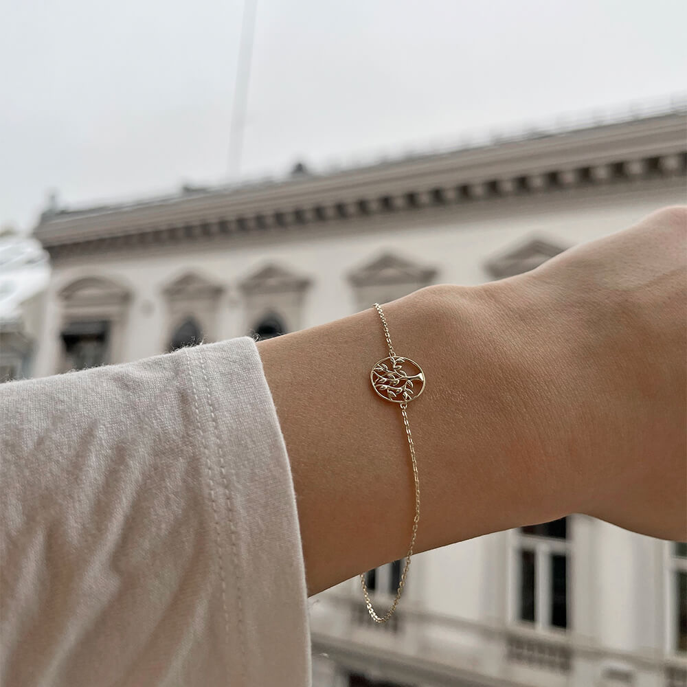 ELSE Armbånd 375 Gult Gull