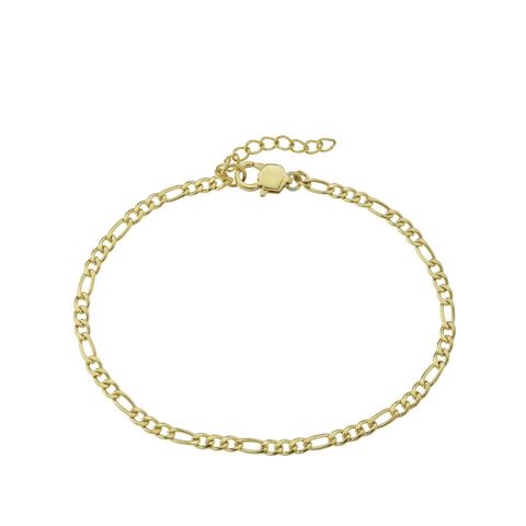 Armbånd Figaro Gullfarget Stål