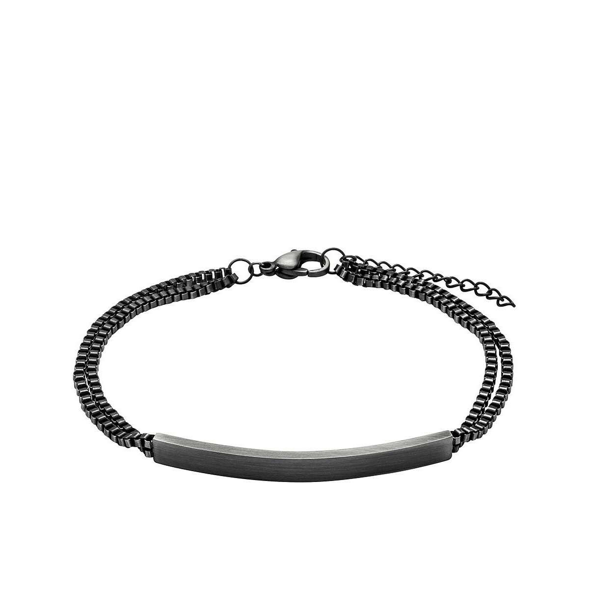 Armbånd Plate Grå Stål