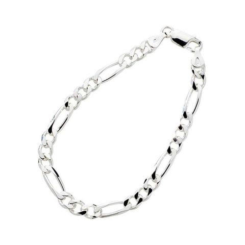 Figaroarmbånd 925 Sølv 19 cm
