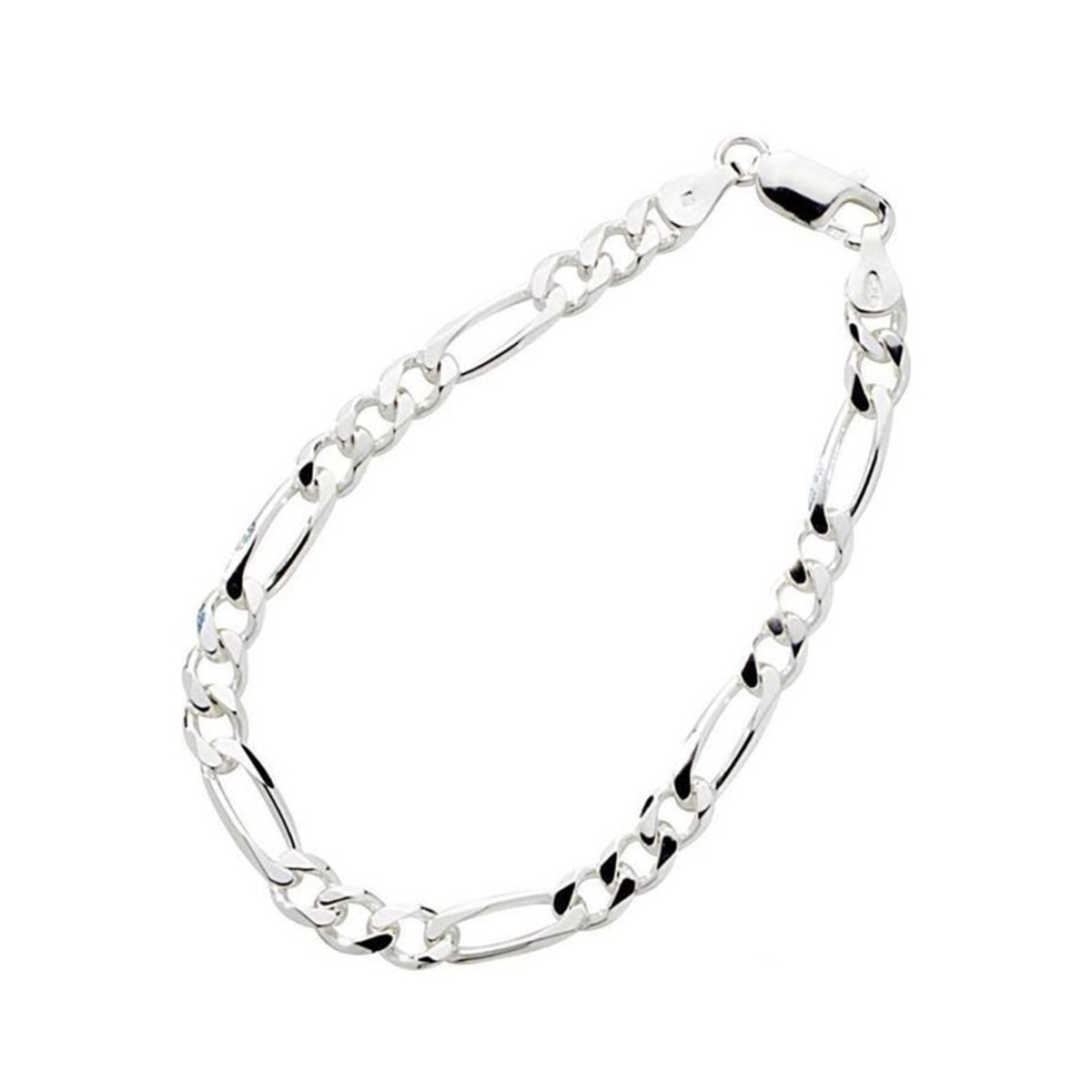 Figaroarmbånd 925 Sølv 21 cm
