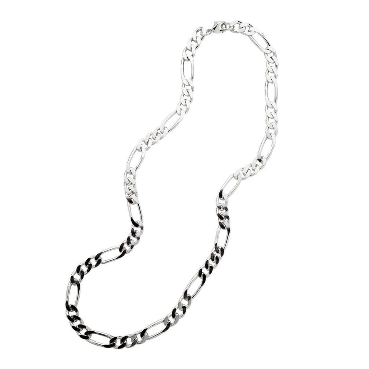 Figarokjede 925 Sølv 6,8 mm 45 cm
