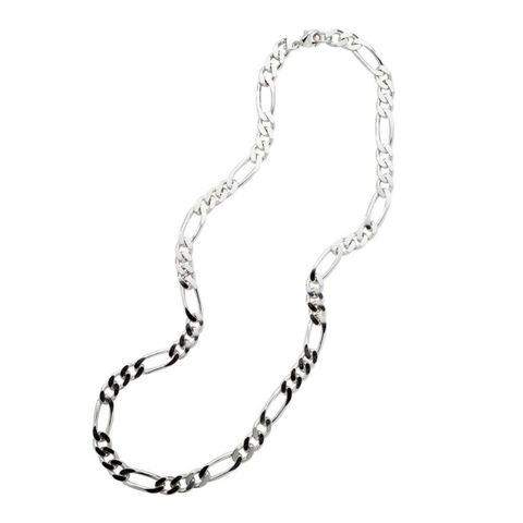 Figarokjede 925 Sølv 6,8 mm 45 cm