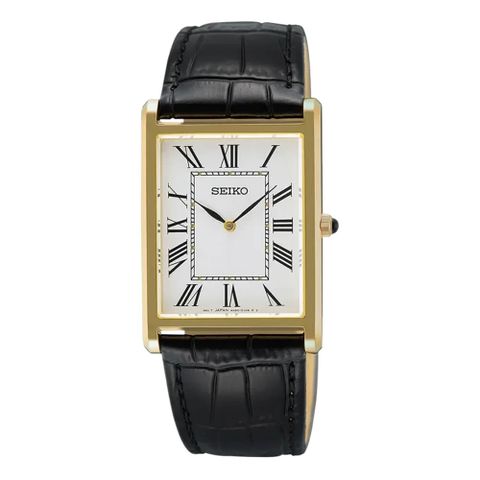 Herreklokke 27 mm Gull