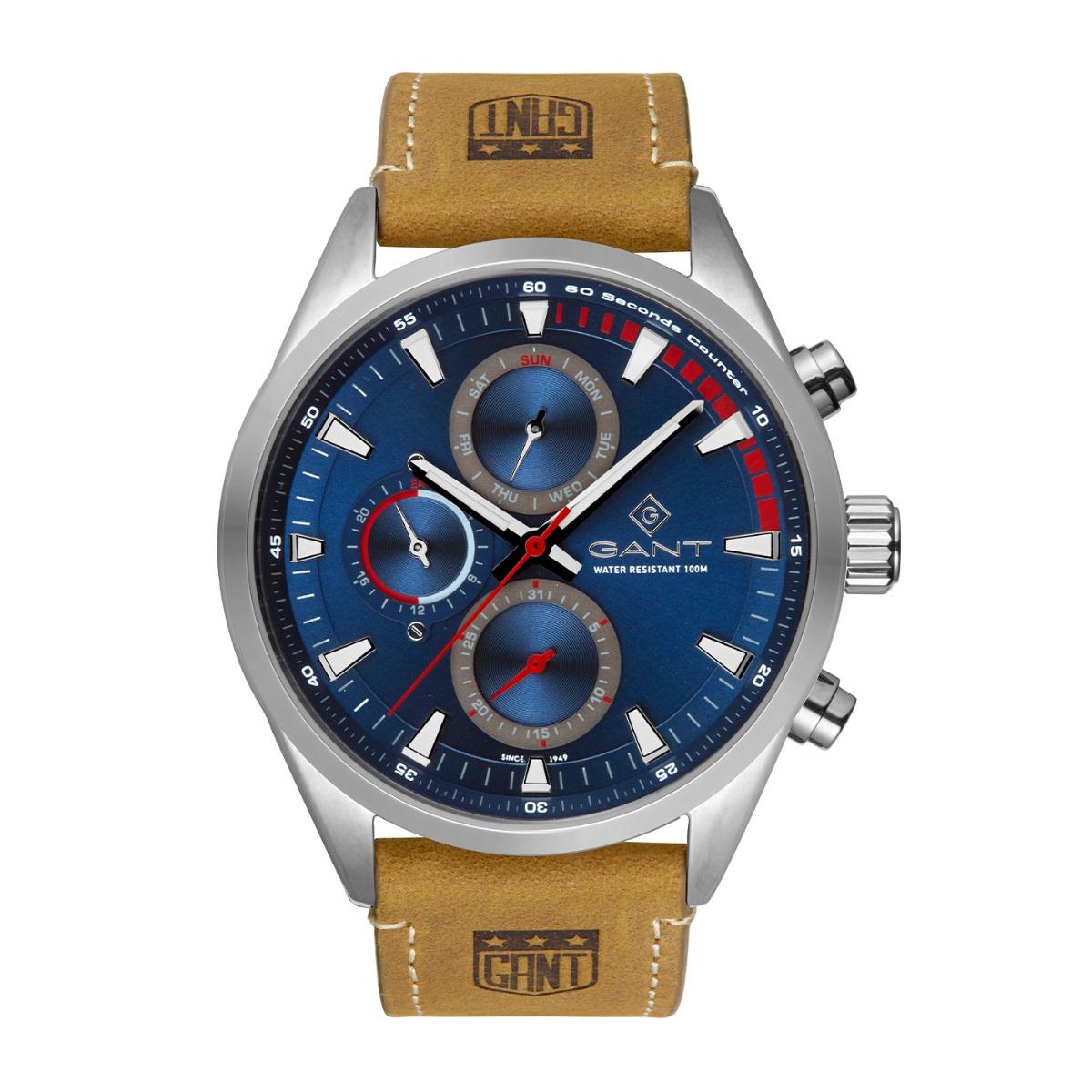 Atlantic City Blå 44 mm