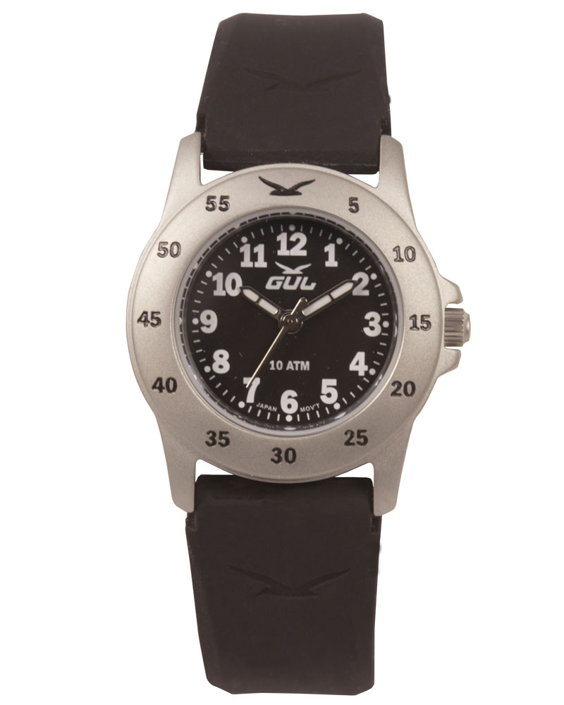 BARNEKLOKKE - SORT - VANNTETT 