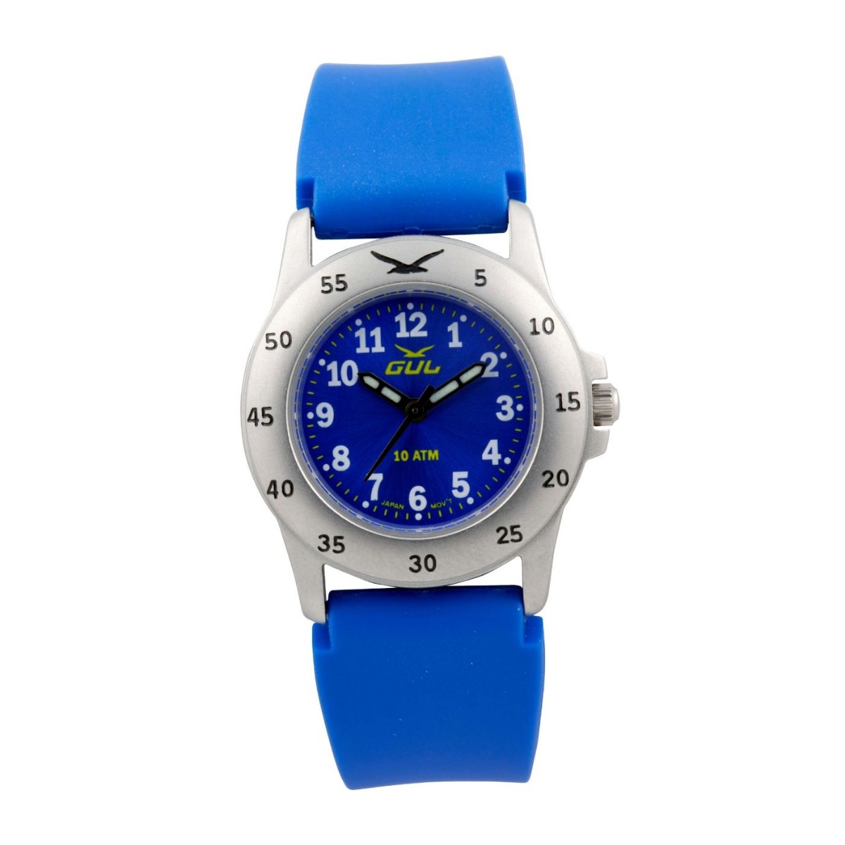 Barneklokke Blå Silikon 