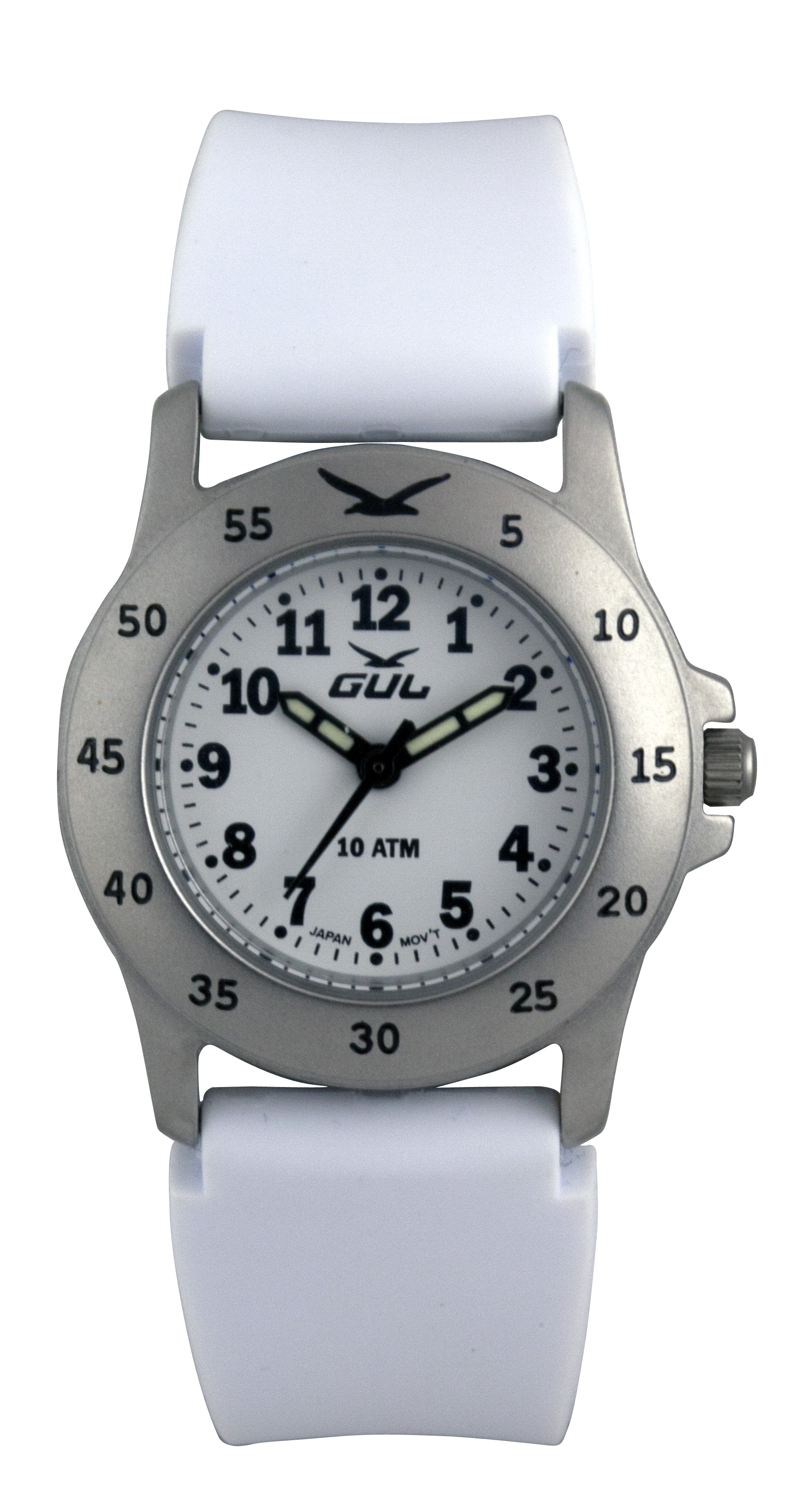 BARNEKLOKKE - HVIT - VANNTETT