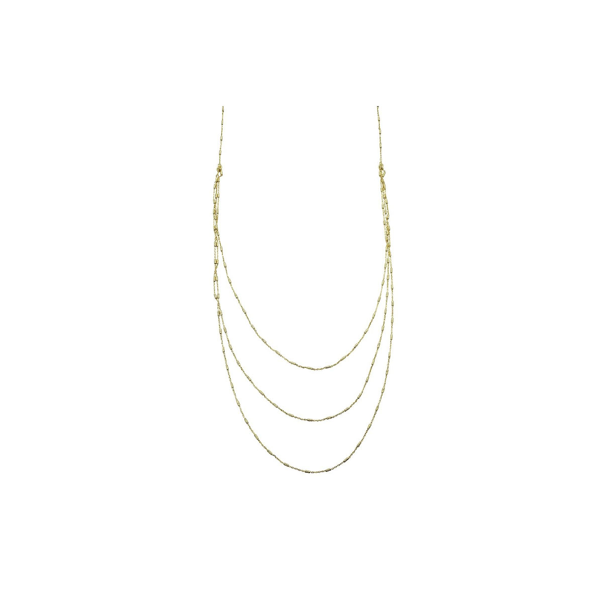 Smykke Trippelt Gullforgylt Sølv