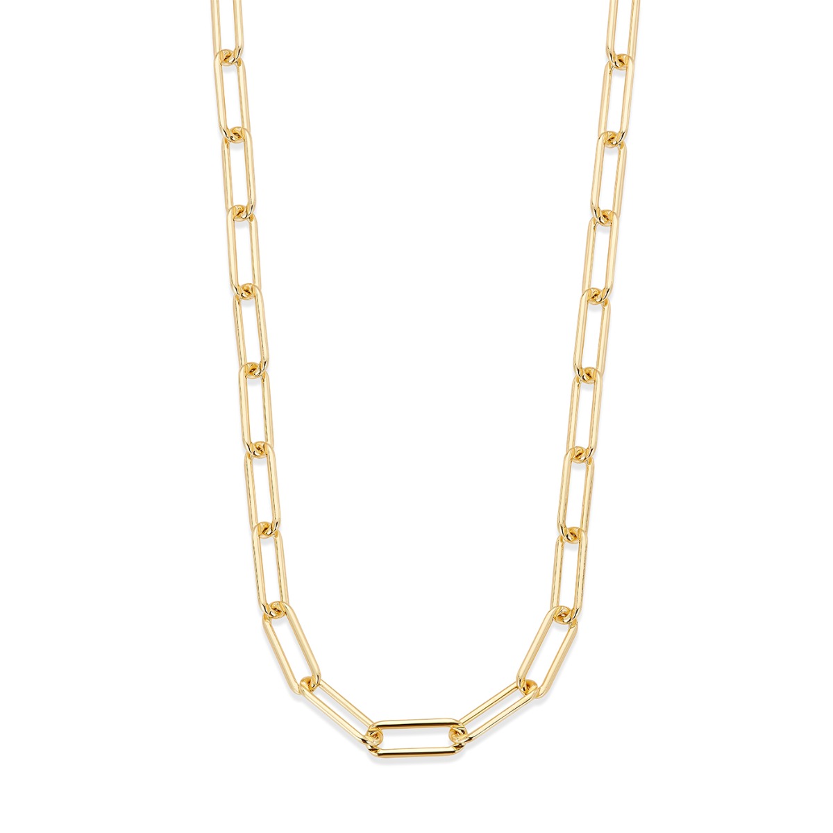 Halskjede 925 Forgylt Sølv